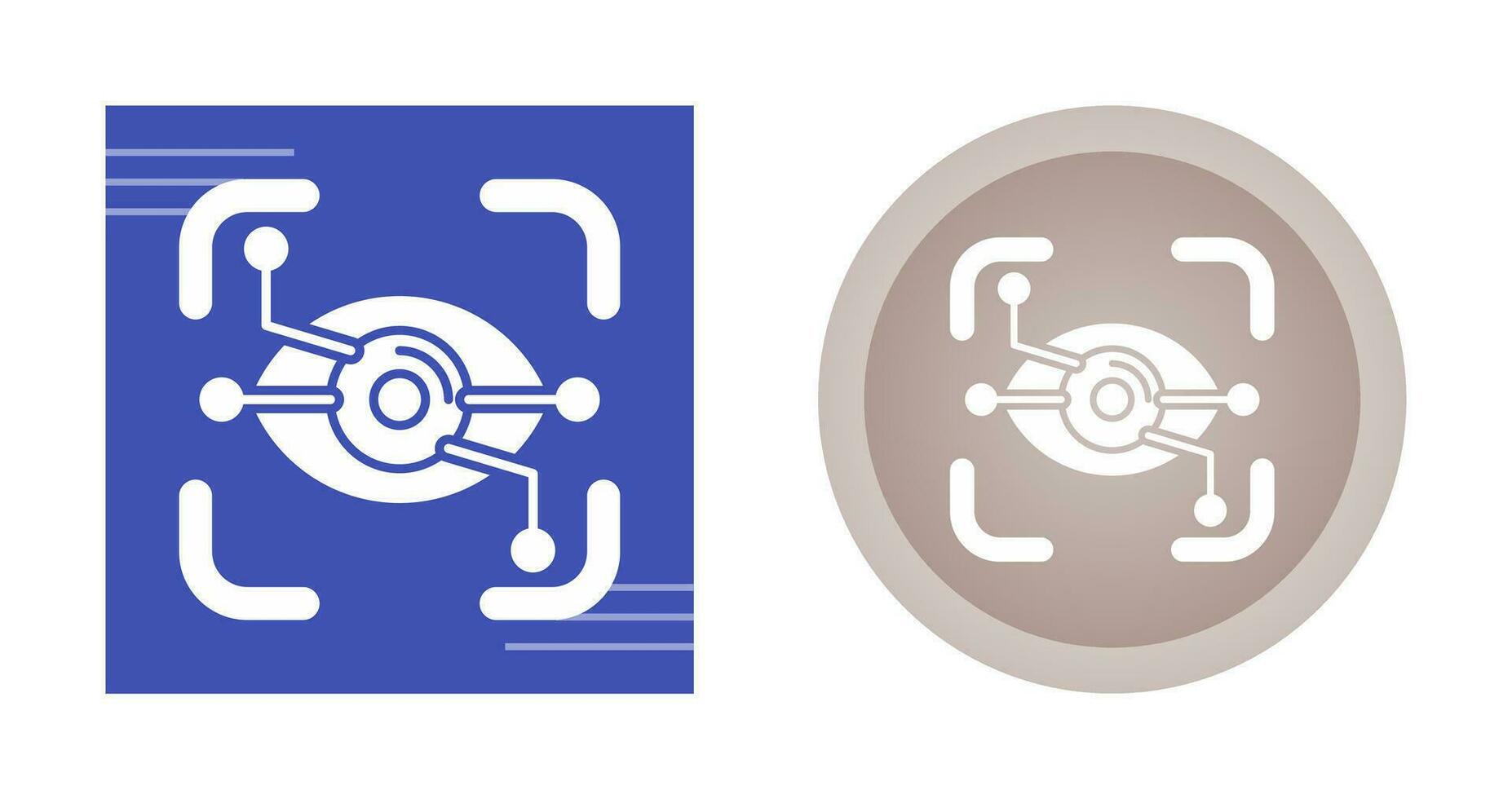 Eye Recognition Vector Icon
