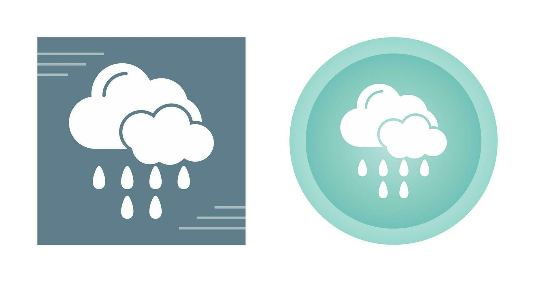 icono de vector de lluvia