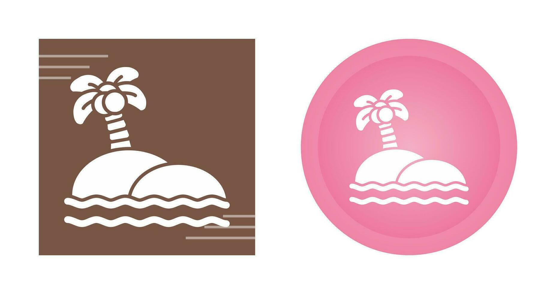 Island Vector Icon