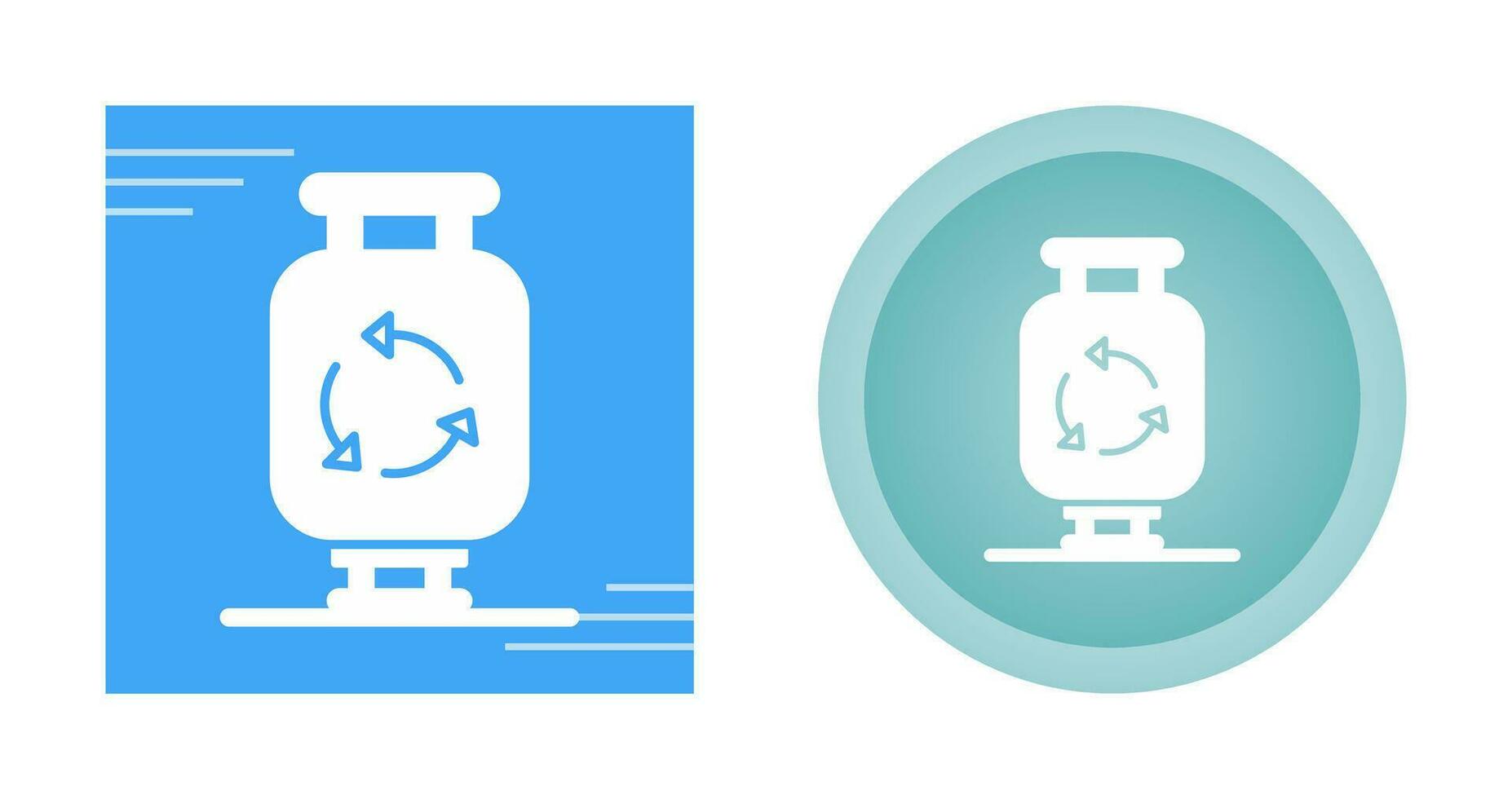 Gas Cylinder Vector Icon