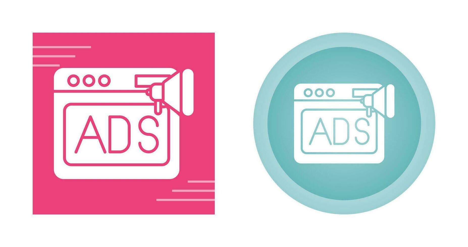 Native Advertising Vector Icon