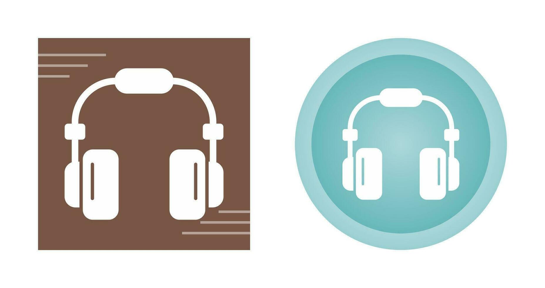 icono de vector de auriculares