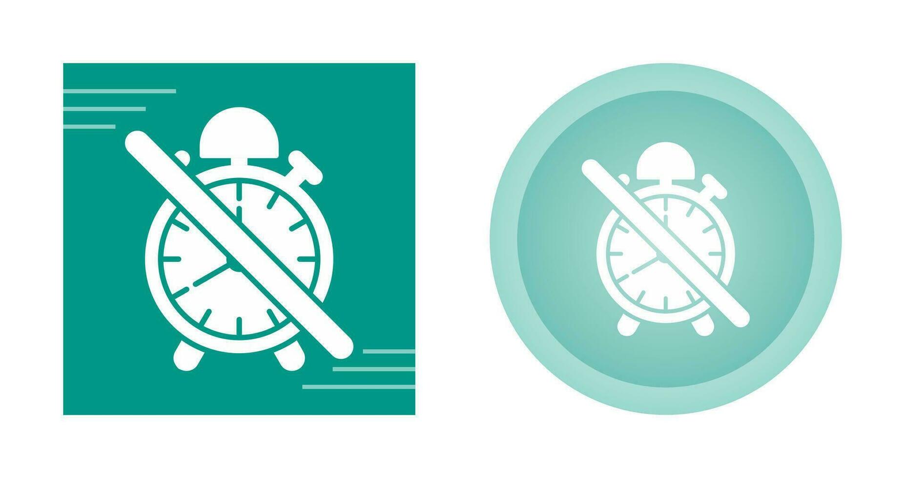 No Alarm Vector Icon