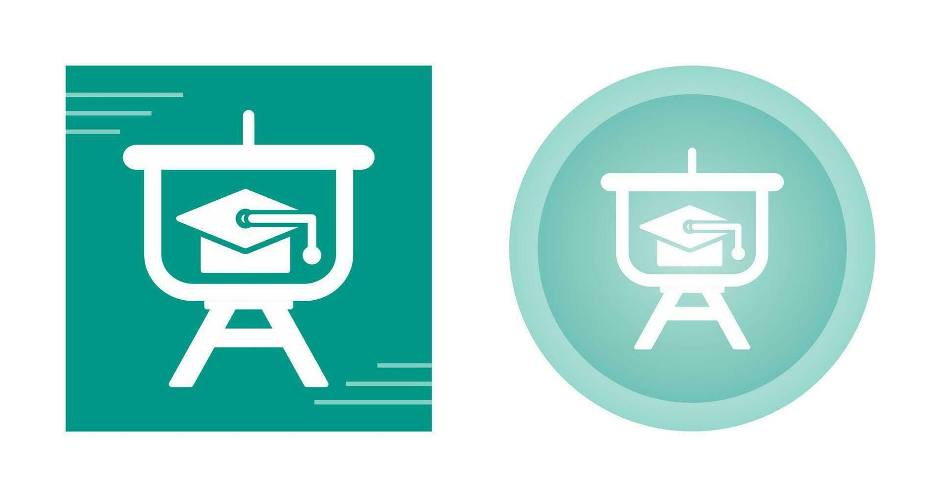 Graduation Presentation Vector Icon