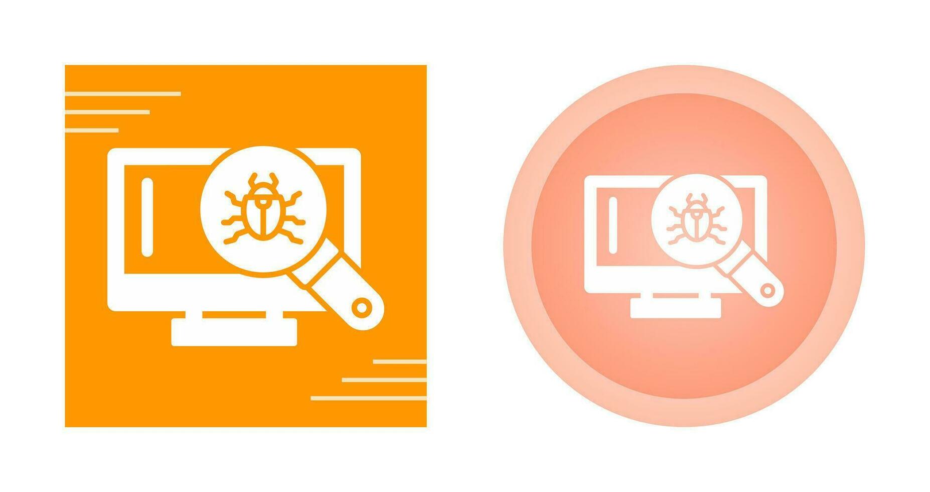 Search Virus Vector Icon
