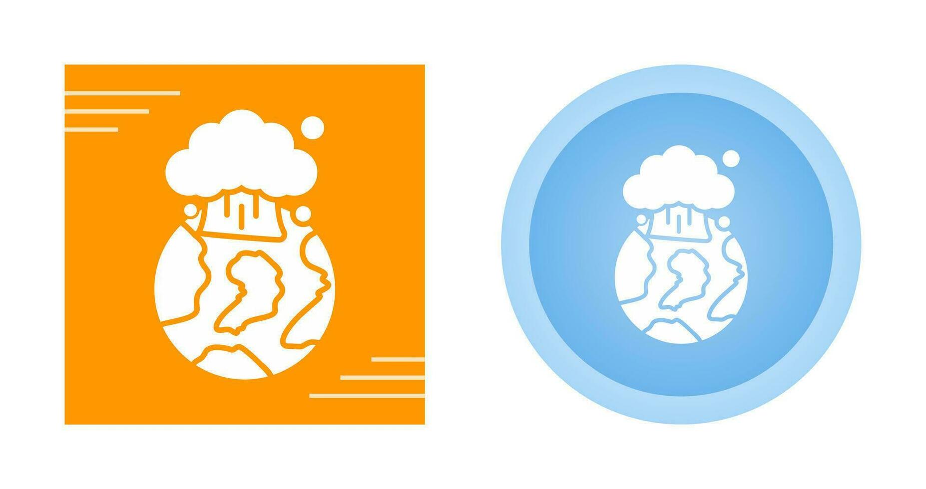Nuclear Explosion Vector Icon