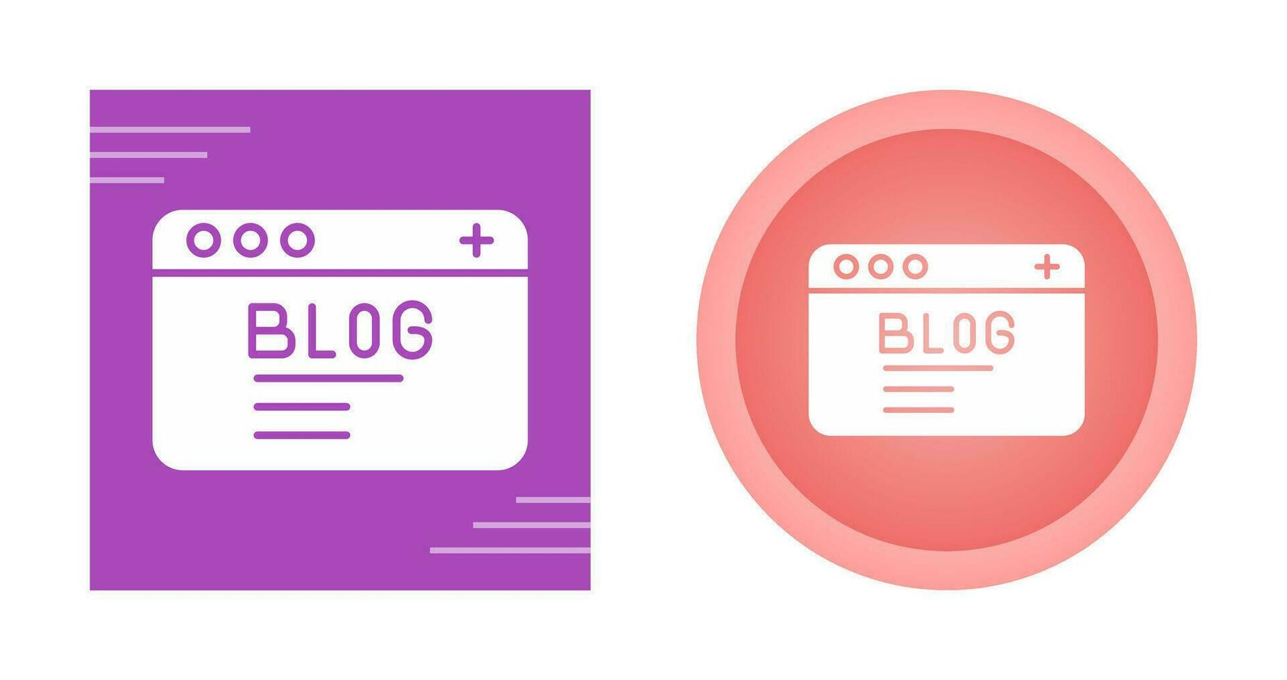 Blog Vector Icon