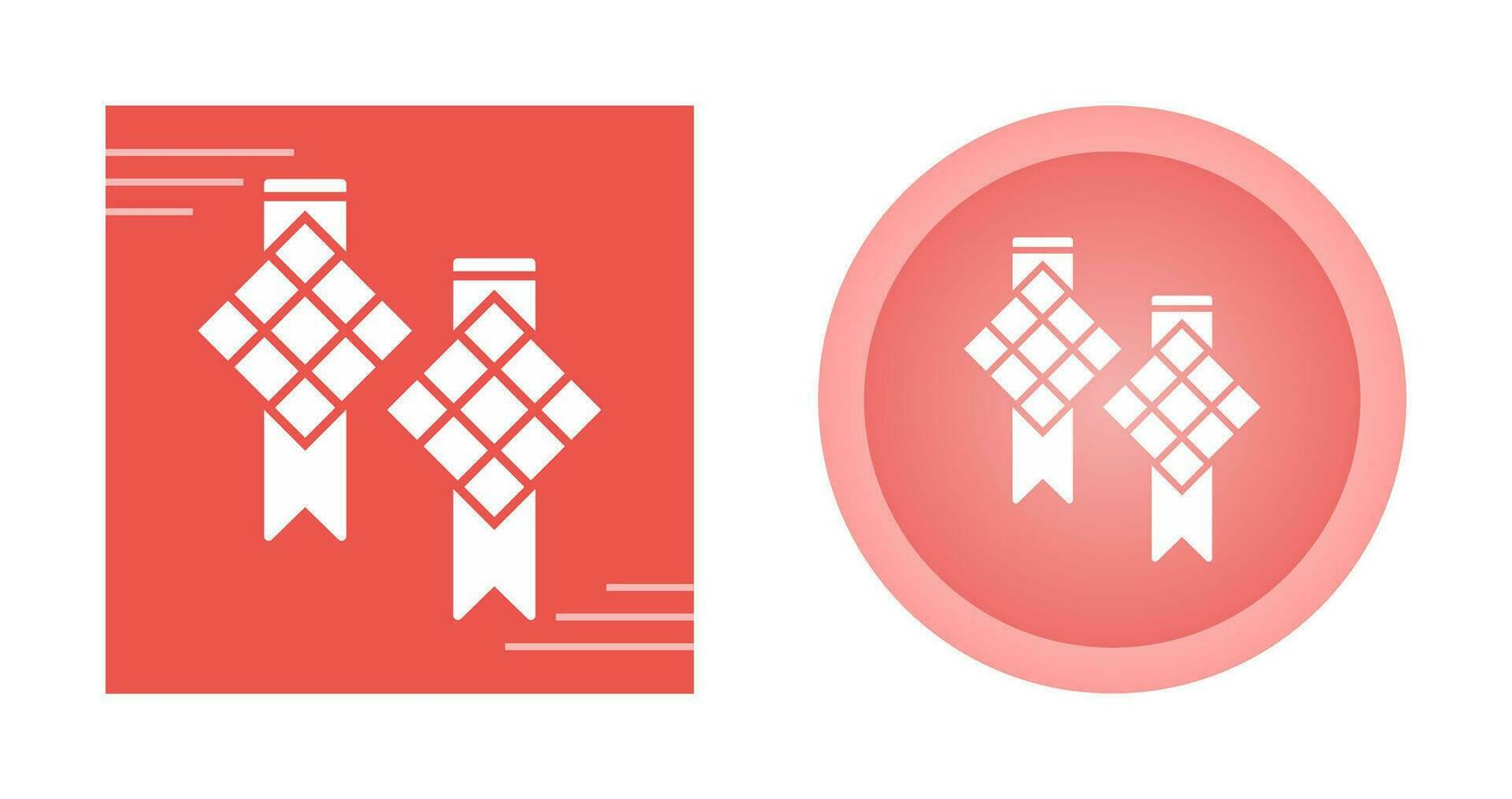 Ketupat Vector Icon