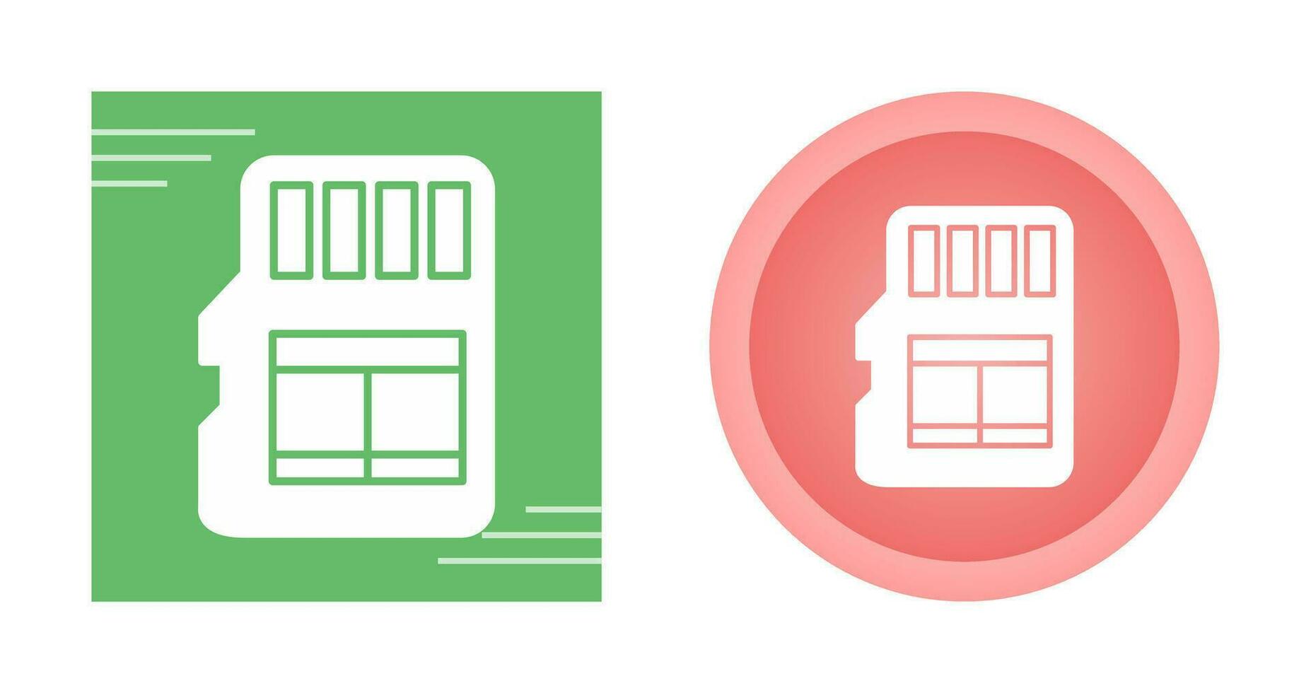Memory Card Vector Icon