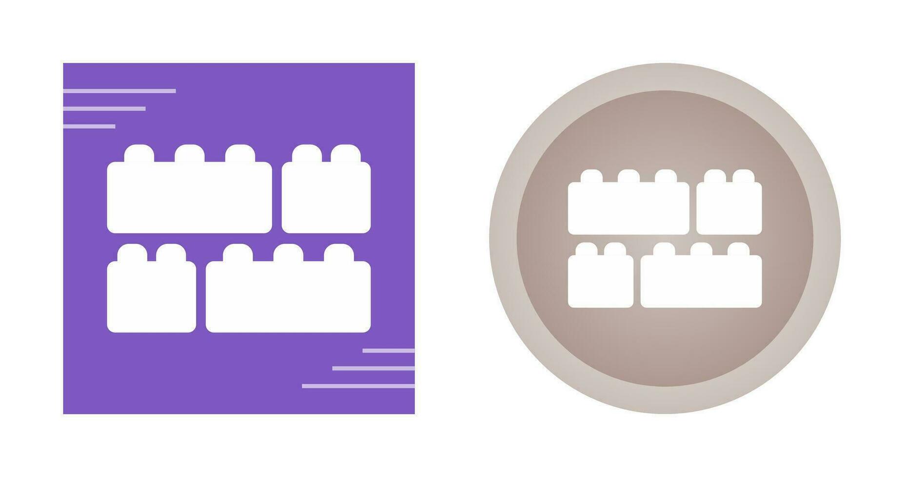 Toy Blocks Vector Icon