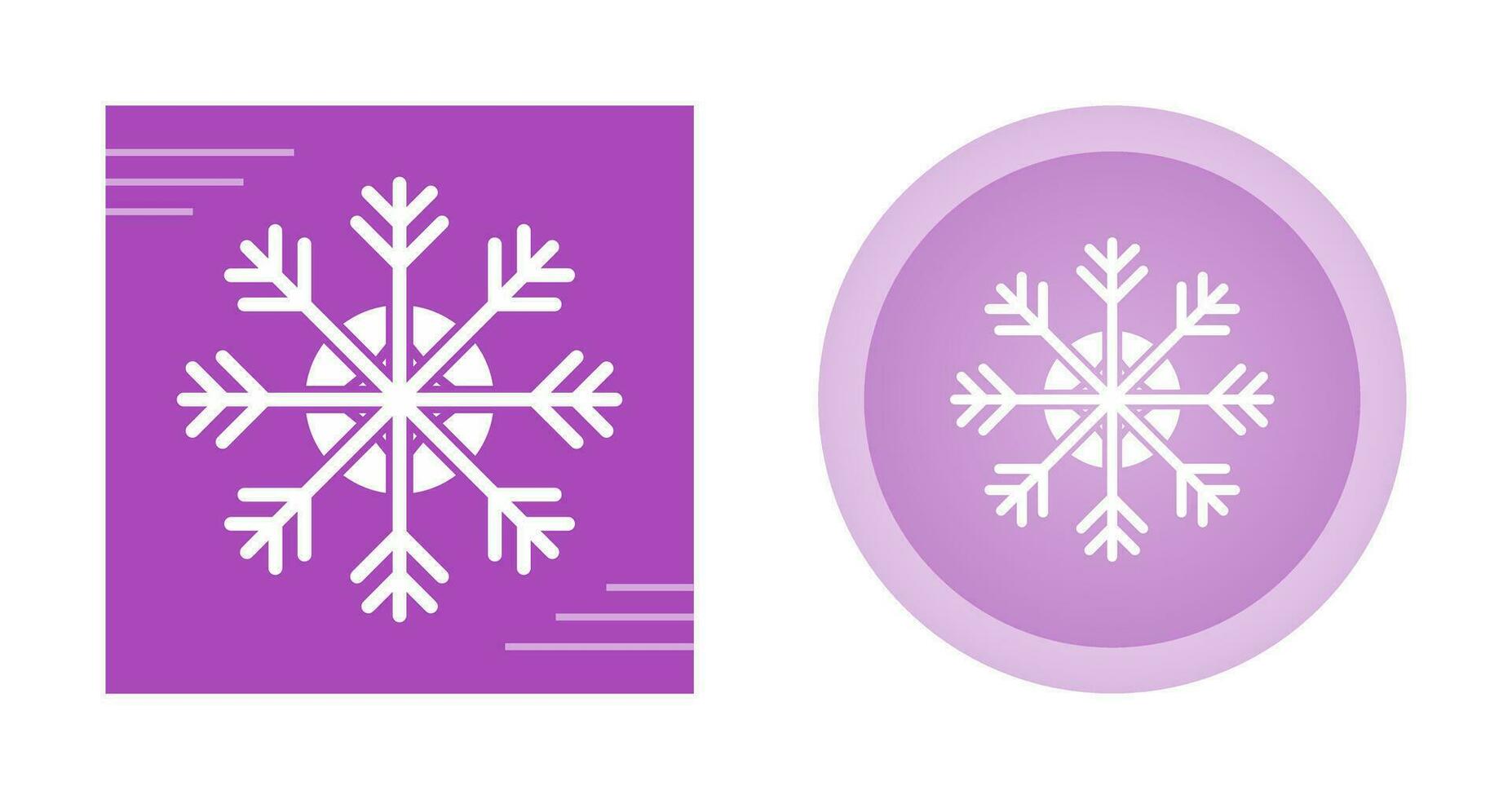 icono de vector de copo de nieve