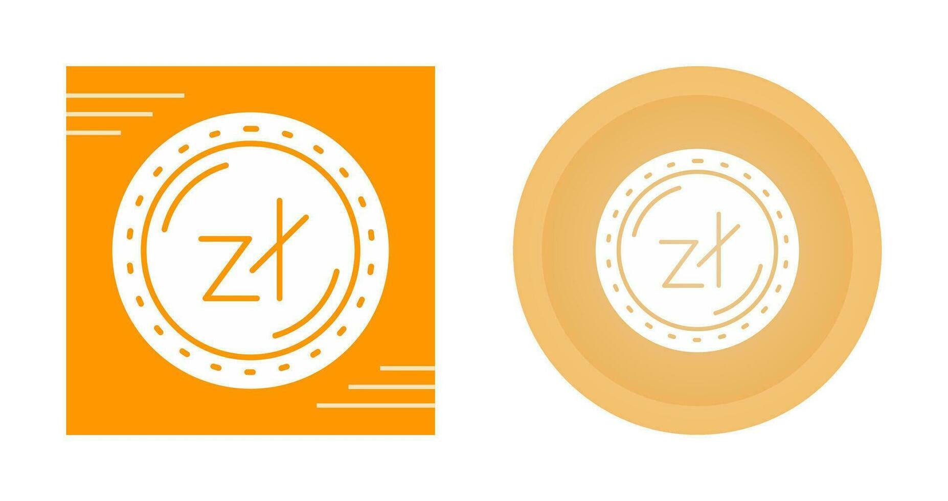 icono de vector de moneda zaloty