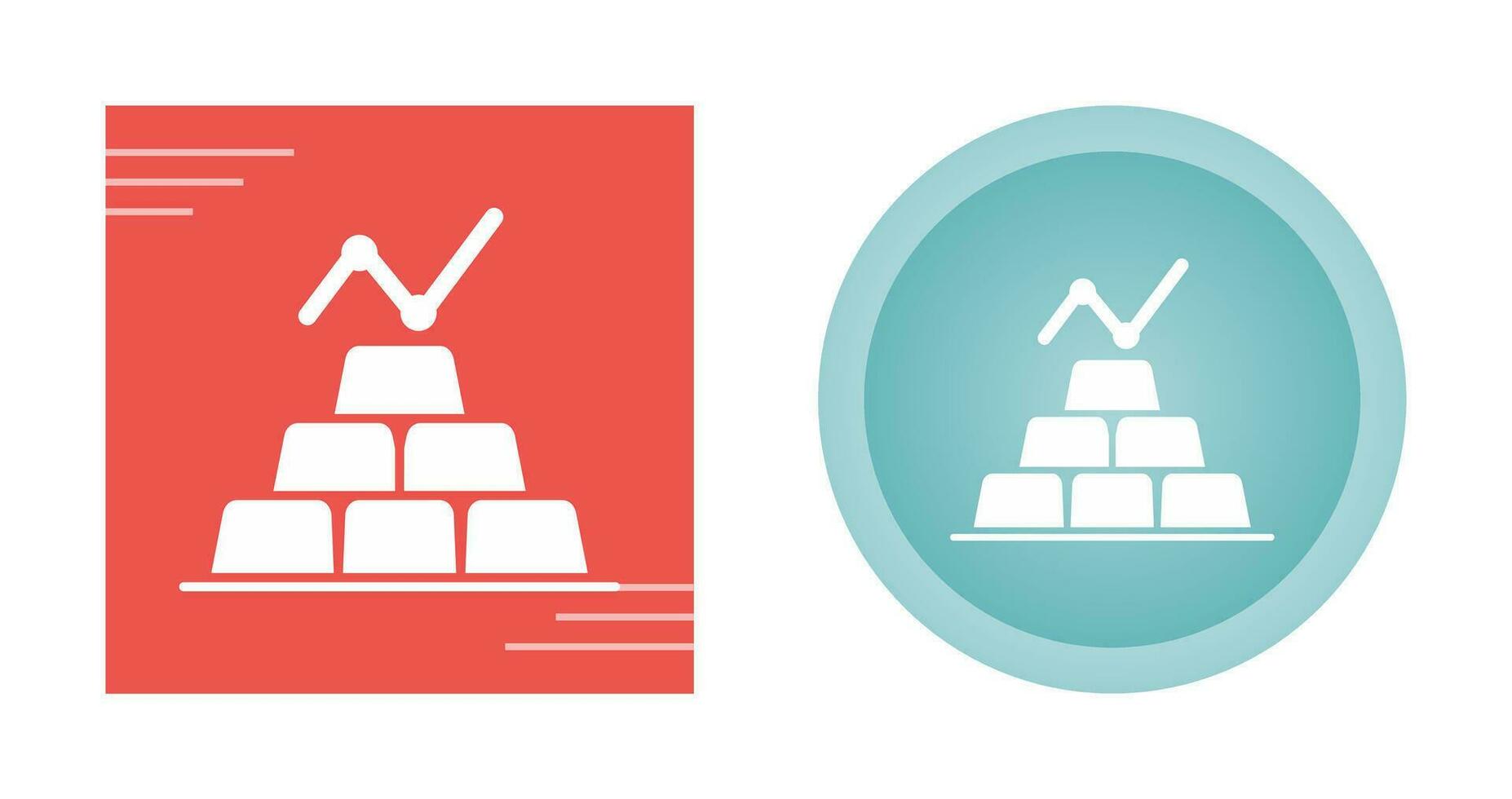 Gold Ingots Vector Icon