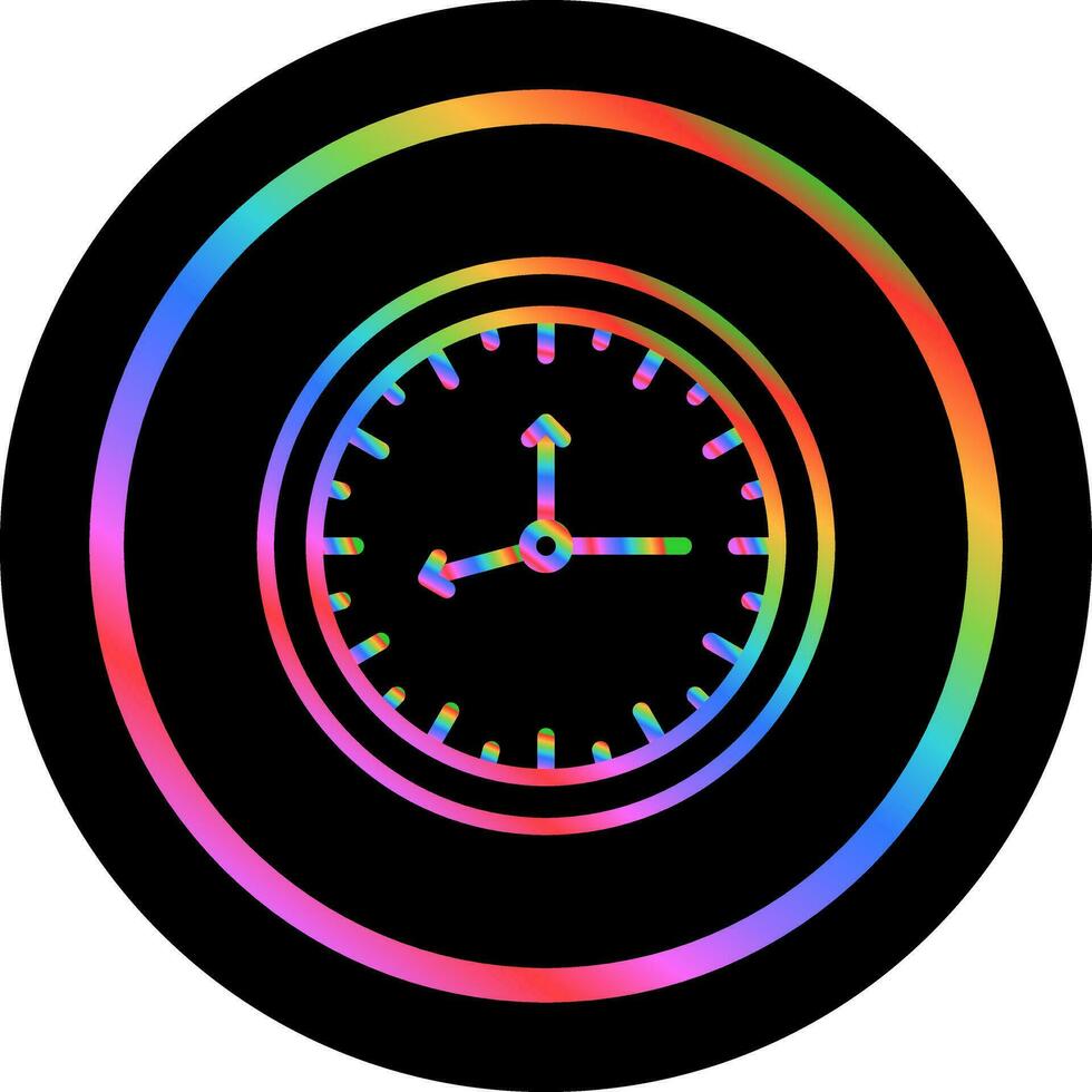 icono de vector de reloj