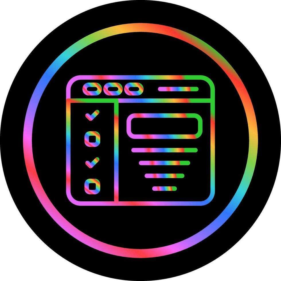 Design Brief Vector Icon