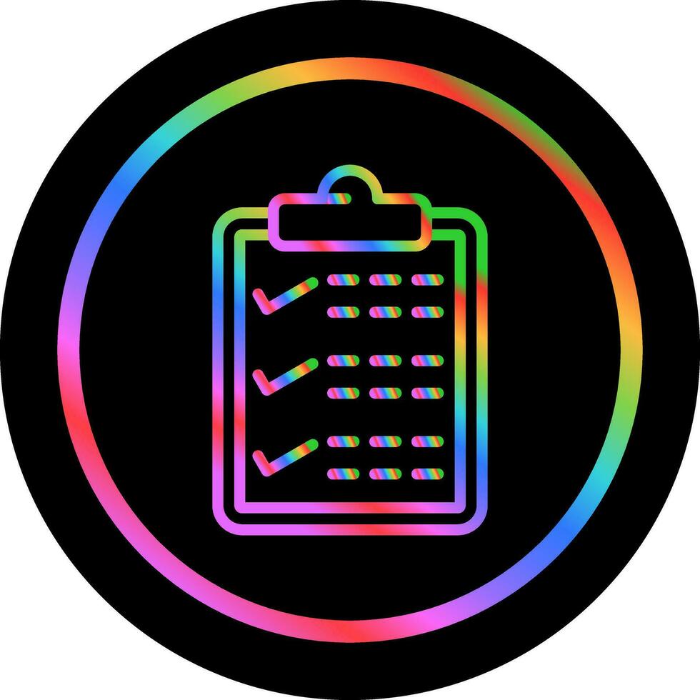 Clipboard with checkmark Vector Icon