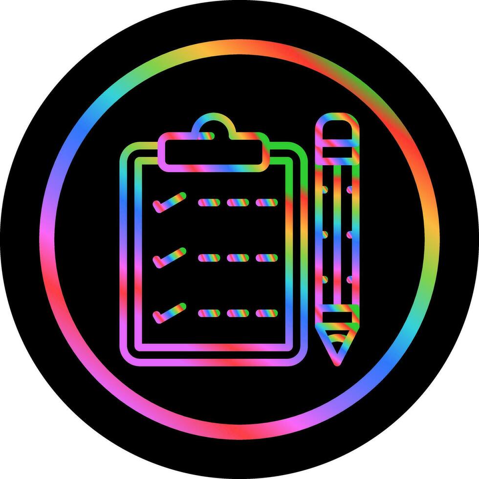 Writing pad Vector Icon