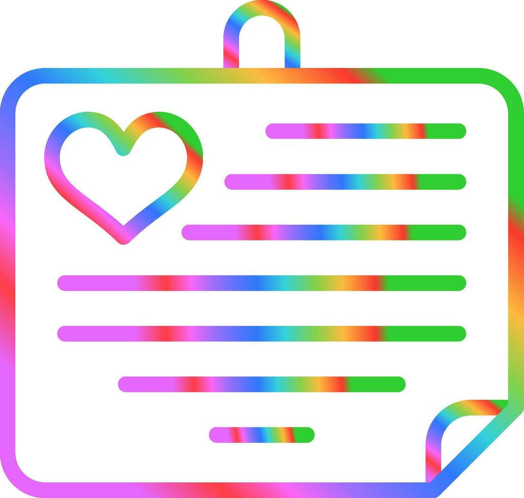 Love notes Vector Icon
