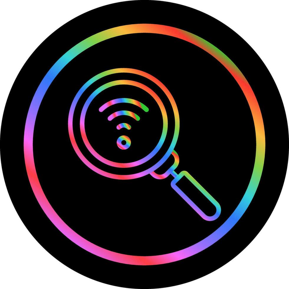 Network Discovery Vector Icon