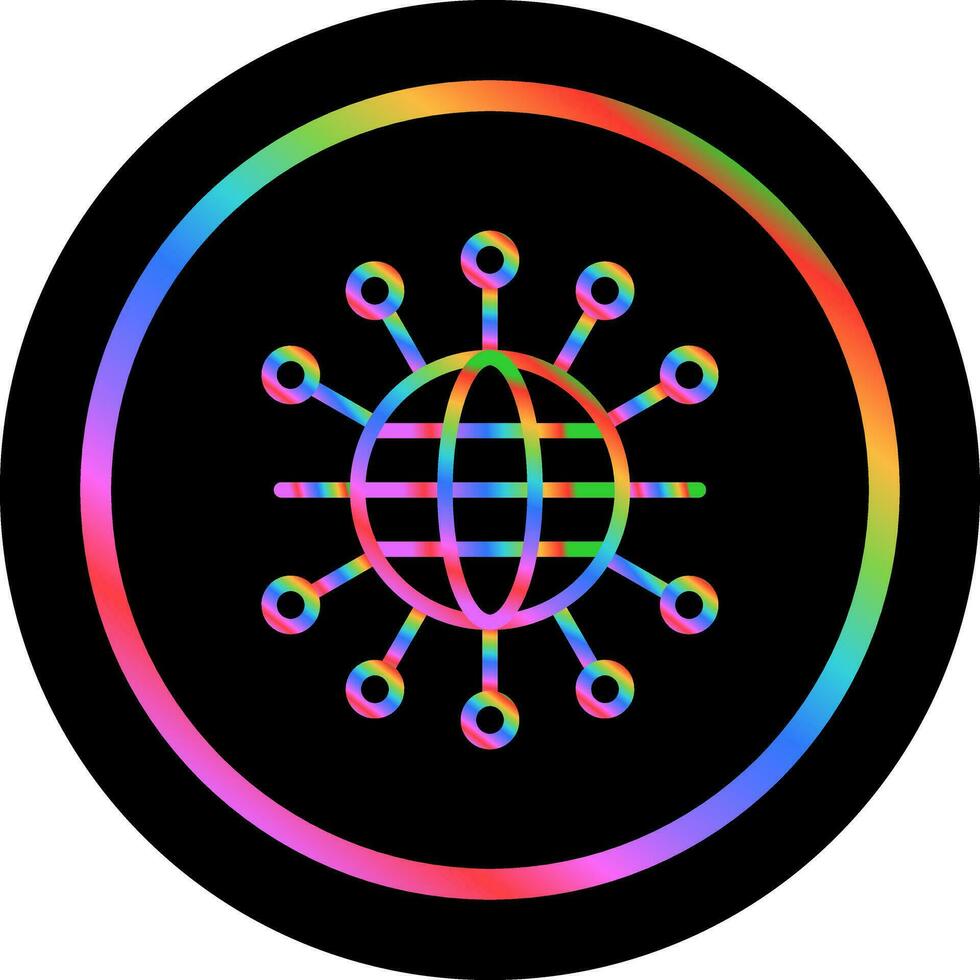 Network Topology Vector Icon