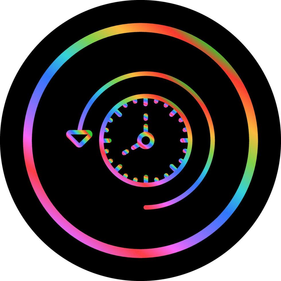 Time Past Vector Icon