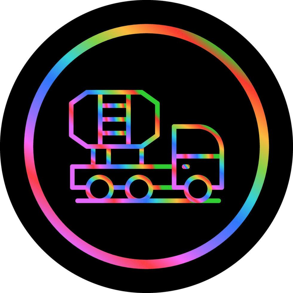 Mixer Truck Vector Icon