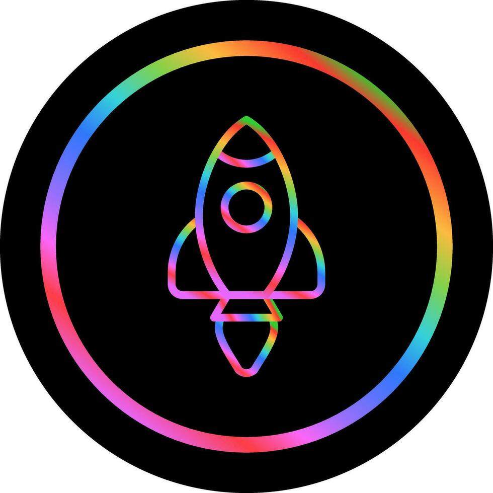 Rocket Lunch Vector Icon