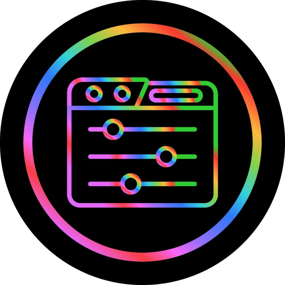 Control Panel Vector Icon
