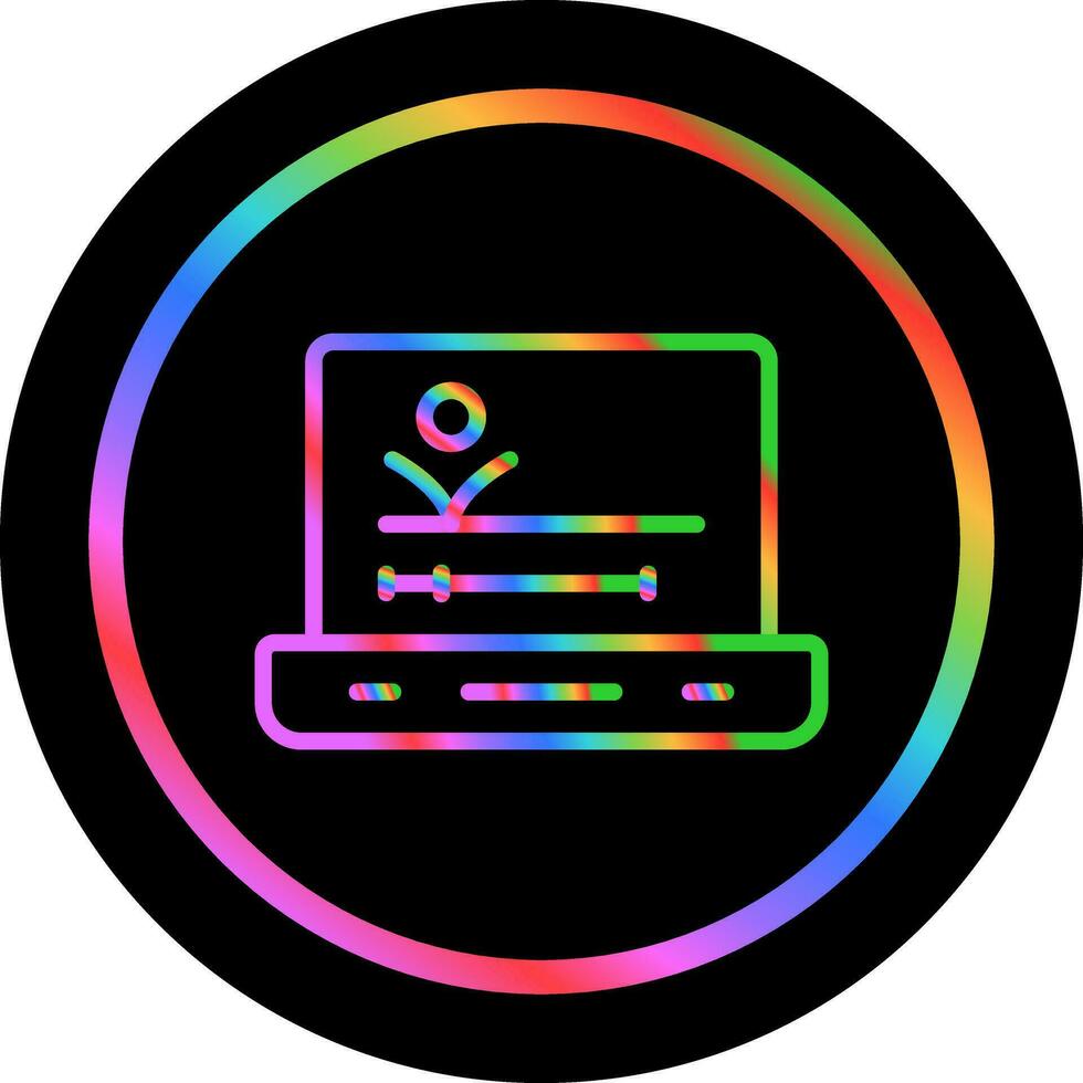Motion Graphic Vector Icon