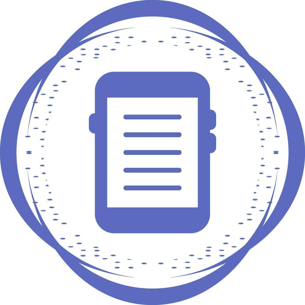 E-reader Vector Icon