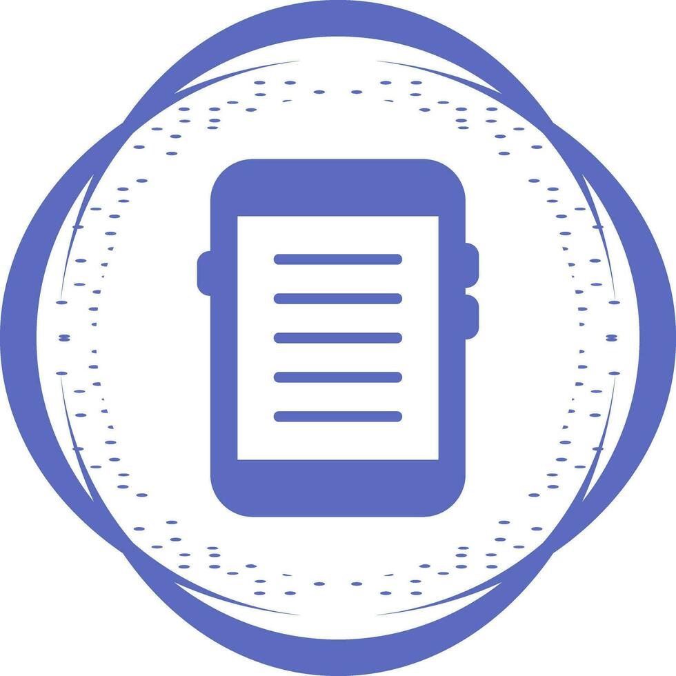 E-reader Vector Icon