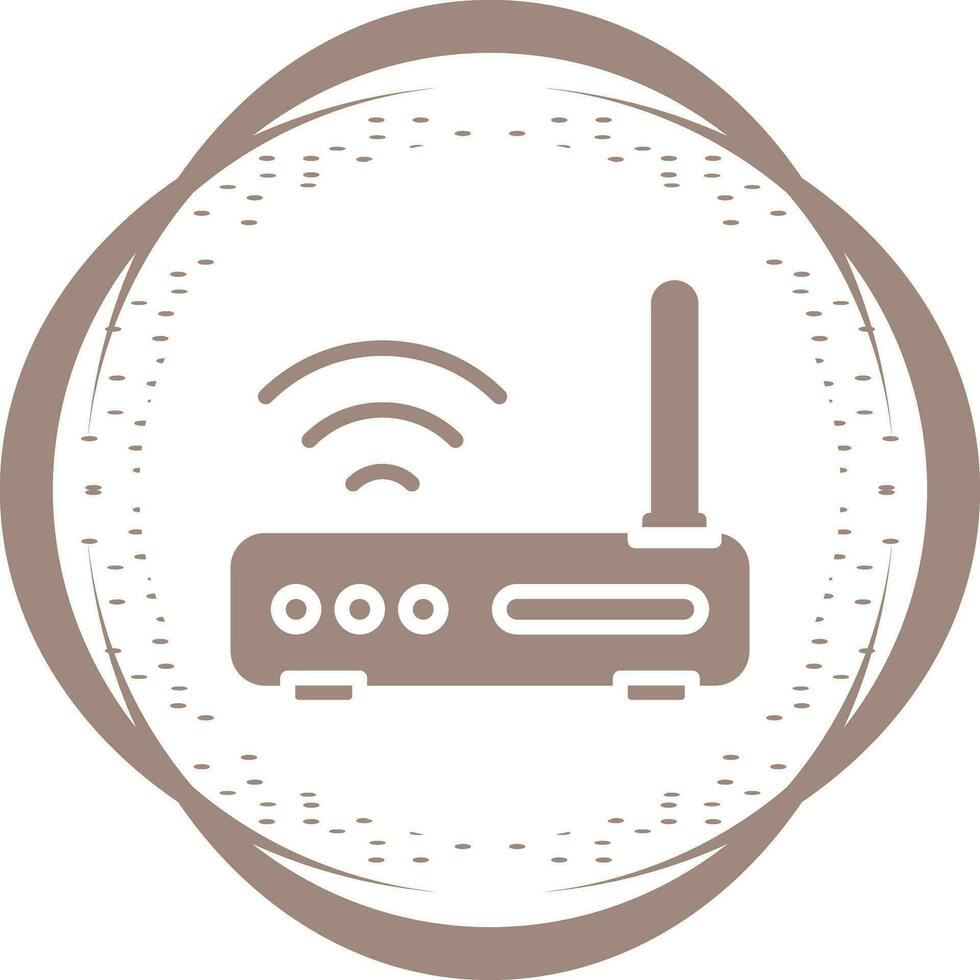Wi-Fi Router Vector Icon