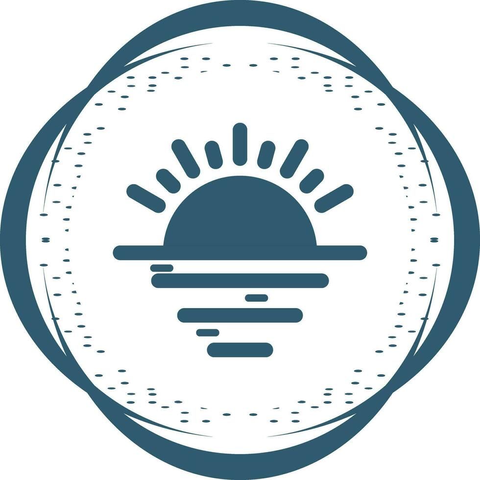 Sunset Vector Icon
