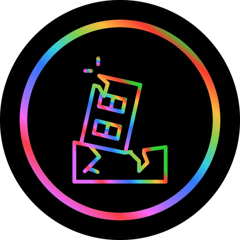 Earthquake Vector Icon
