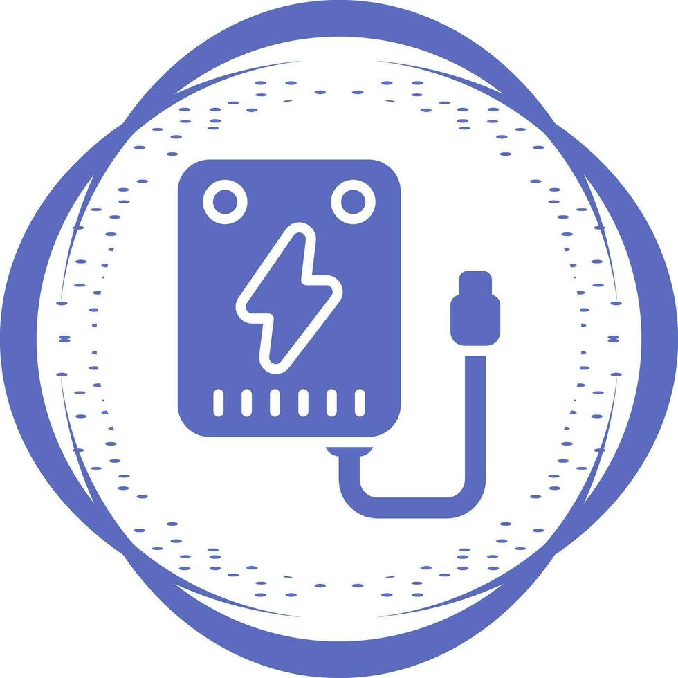 Portable charger Vector Icon