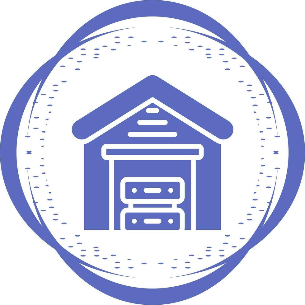Data Warehouse Vector Icon
