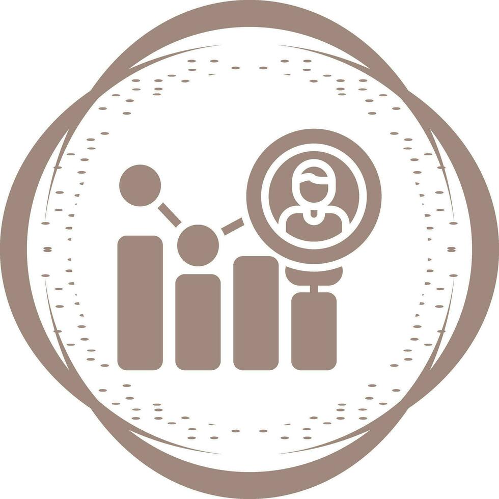 Customer Analytics Vector Icon