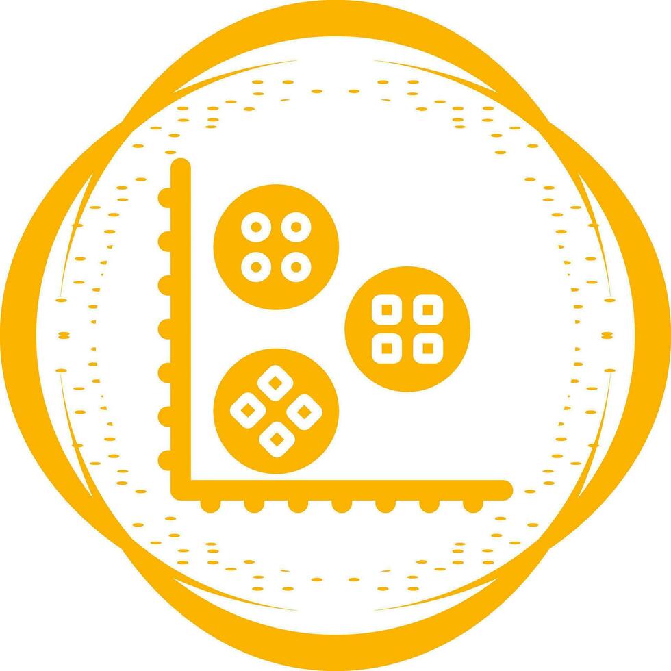 Cluster Analysis Vector Icon