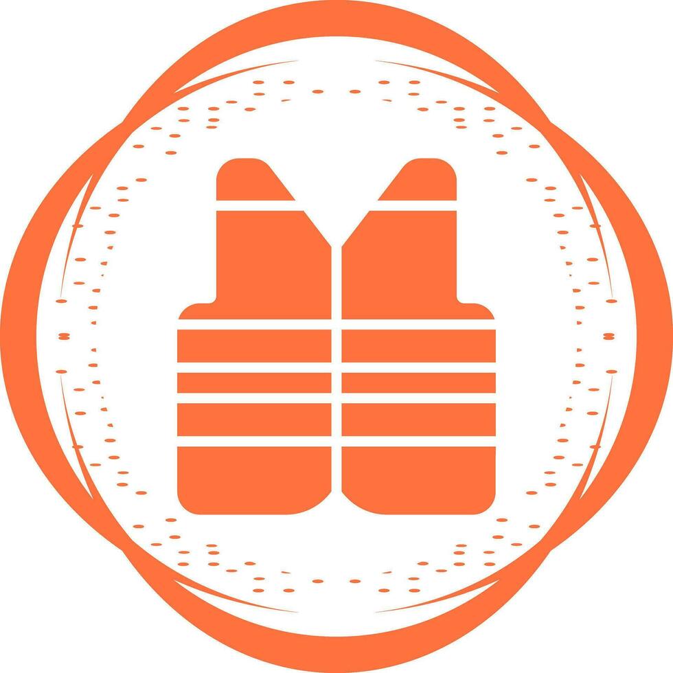 Safety vest Vector Icon