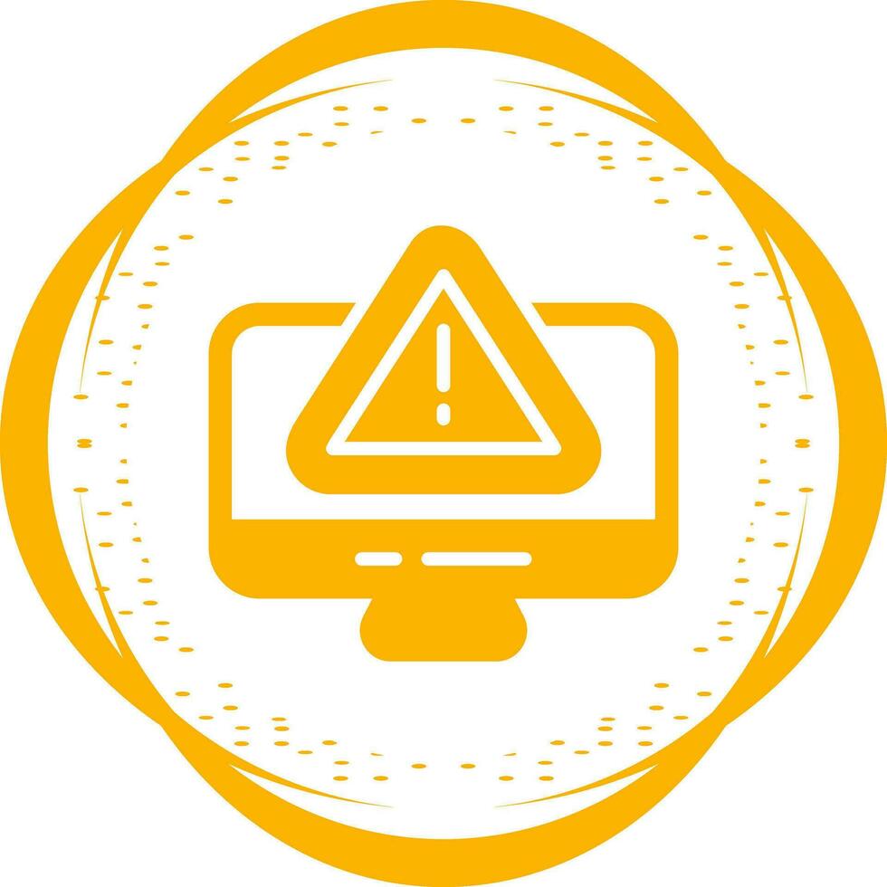 Cyber Risk Vector Icon