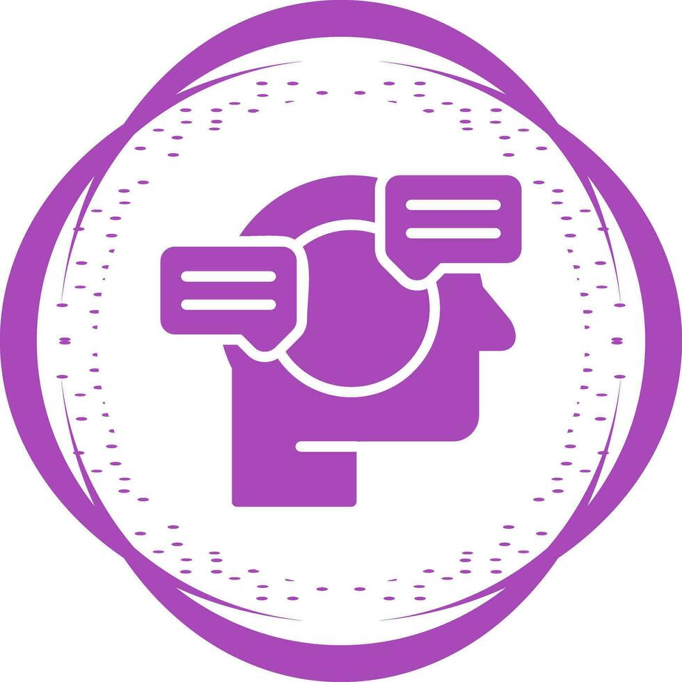 Natural Language Processin Vector Icon