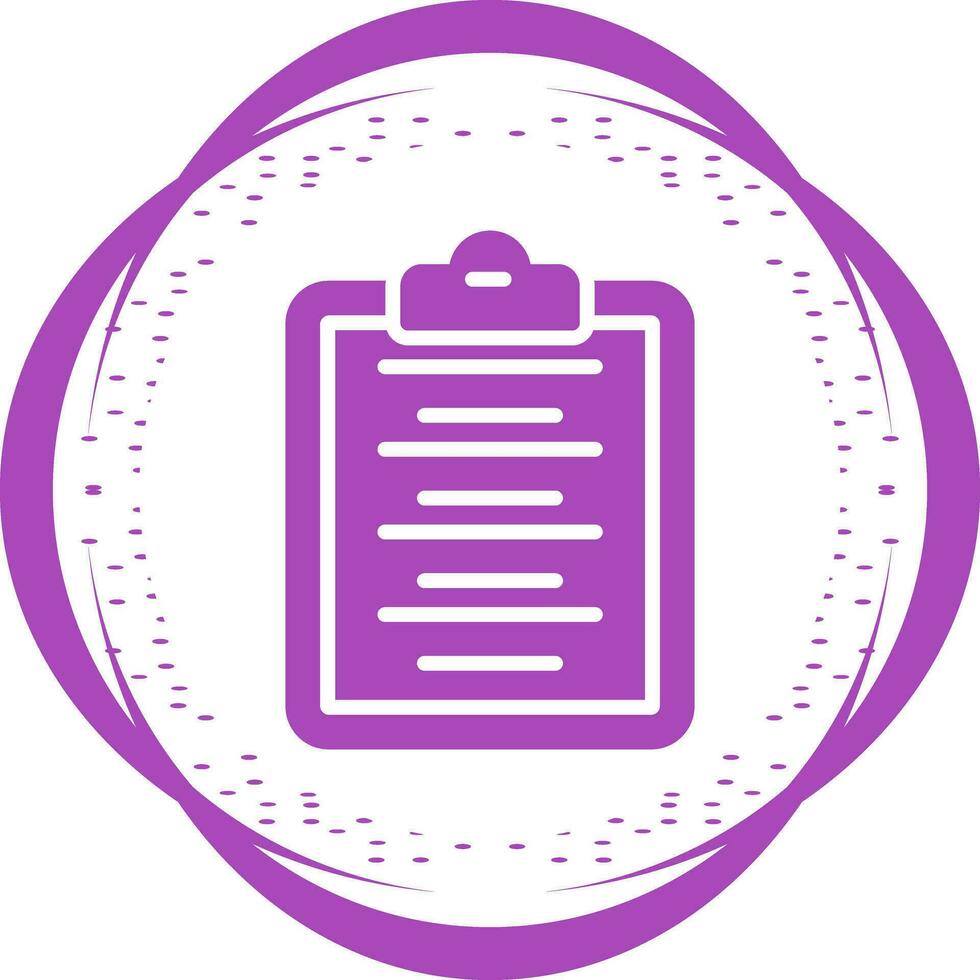 Writing Pad Vector Icon