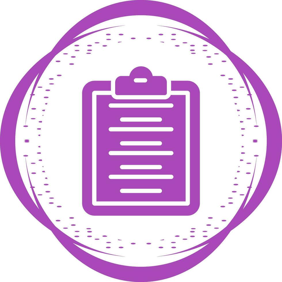 Writing Pad Vector Icon