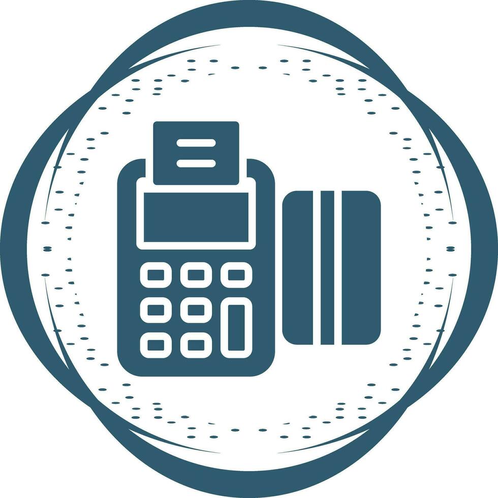 Point of Sale System Vector Icon