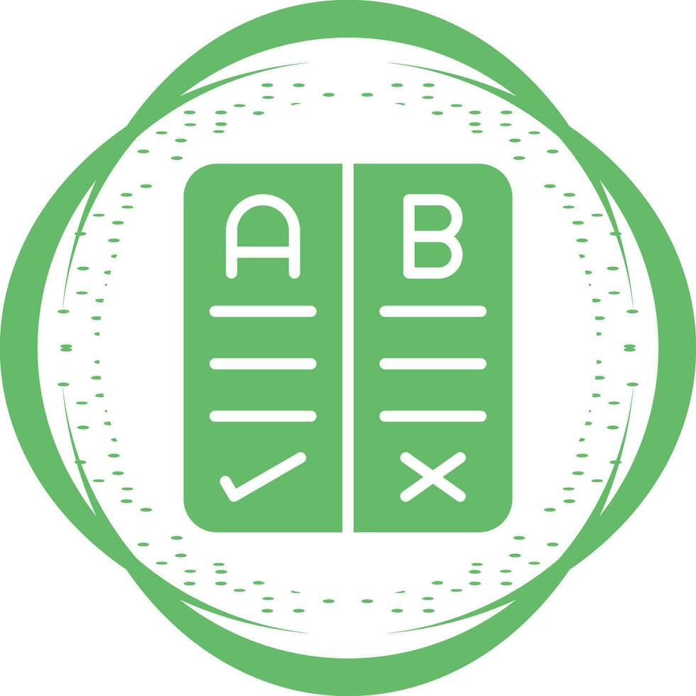 Pros And Cons Vector Icon