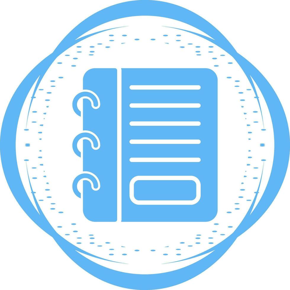 Notepad Vector Icon