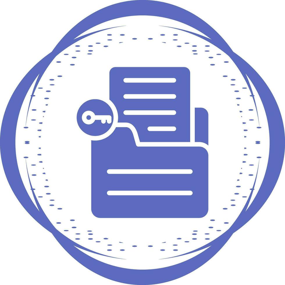Document Unlock Vector Icon