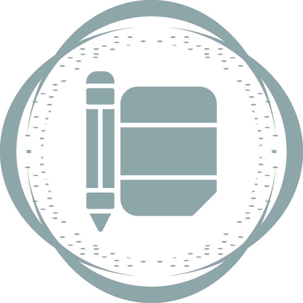 Eraser with pencil Vector Icon