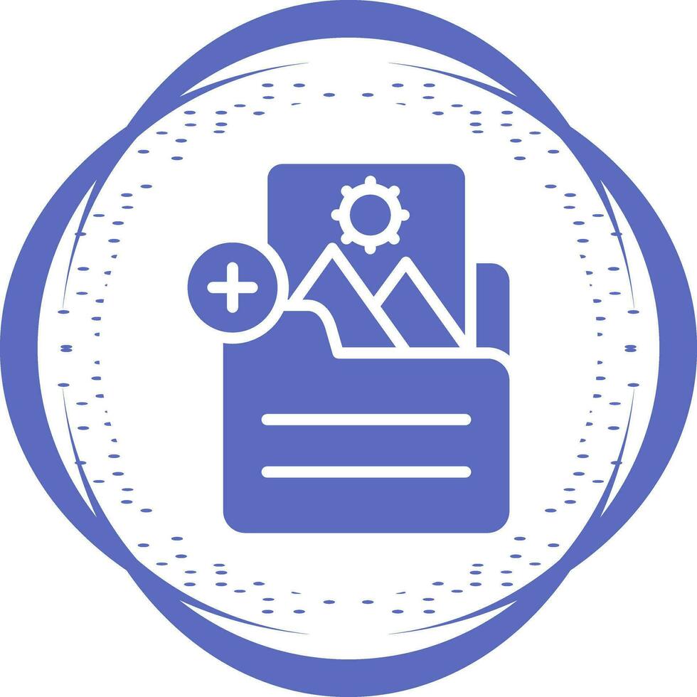 Document Insert Image Vector Icon