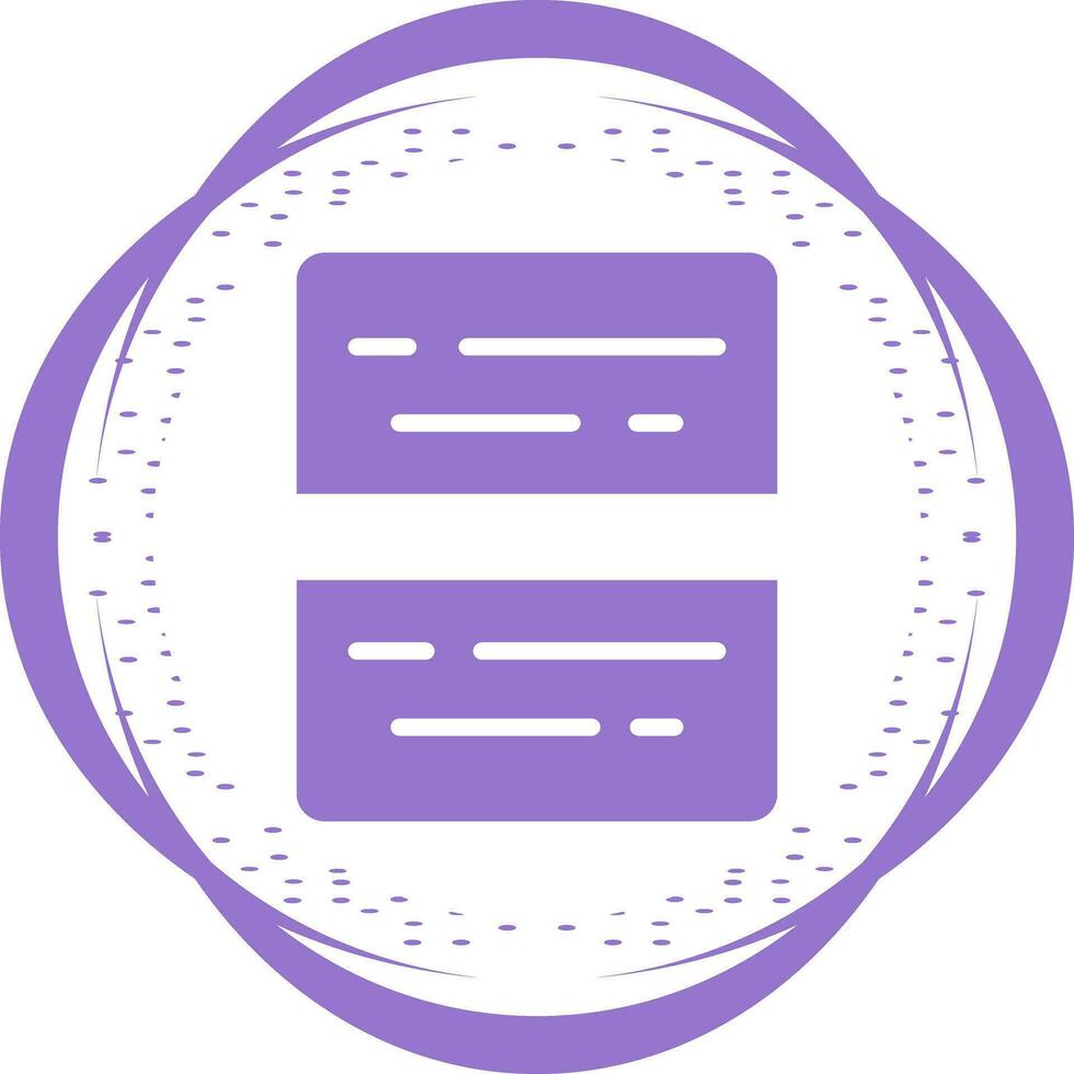 Document Split Vector Icon